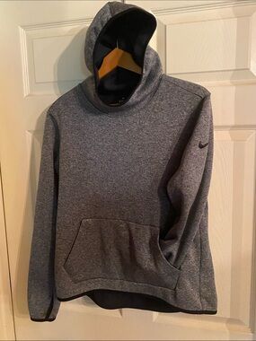 Nike Men’s Heather Gray Turtleneck Pullover Sweatshirt